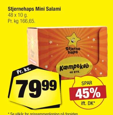 Stjernehaps Mini Salami