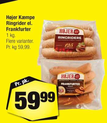 Højer Kæmpe Ringrider el. Frankfurter
