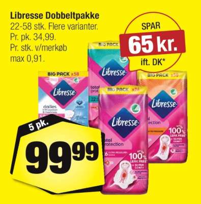 Libresse Dobbeltpakke