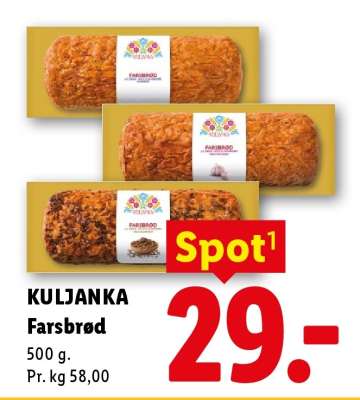 KULJANKA Farsbrød
