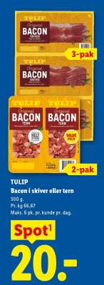 TULIP Bacon i skiver eller tern