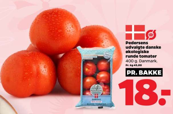 Pedersens udvalgte danske økologiske runde tomater