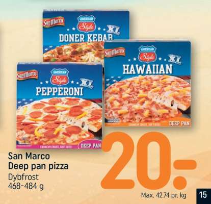 San Marco Deep pan pizza