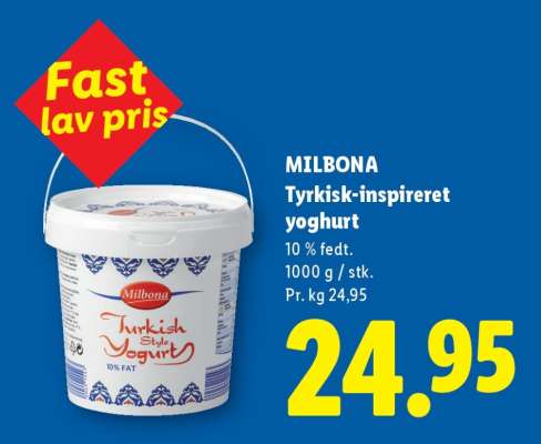 MILBONA Tyrkisk-inspireret yoghurt