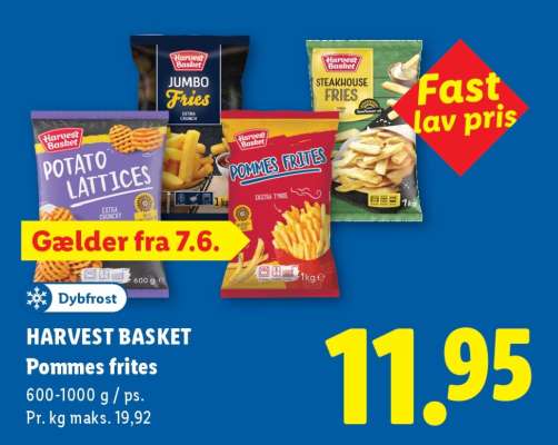 HARVEST BASKET Pommes frites