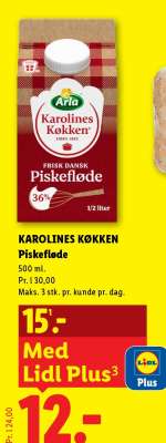 Karolines Køkken piskefløde*