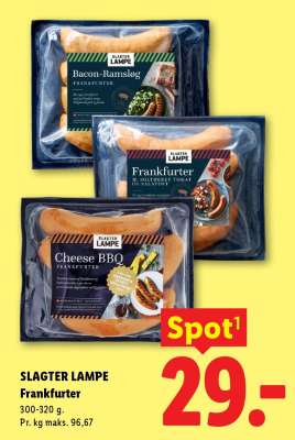 SLAGTER LAMPE Frankfurter