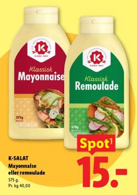 K-SALAT Mayonnaise eller remoulade