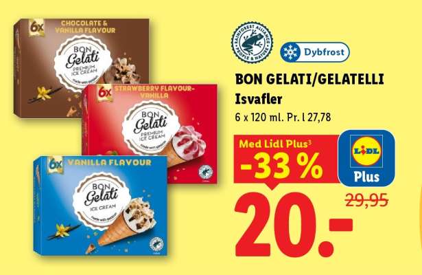 BON GELATI/GELATELLI Isvafler