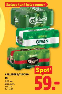 CARLSBERG/TUBORG ØL