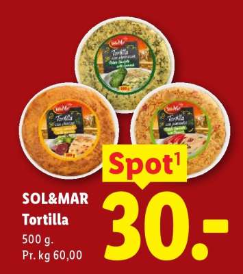 SOL & MAR Tortilla