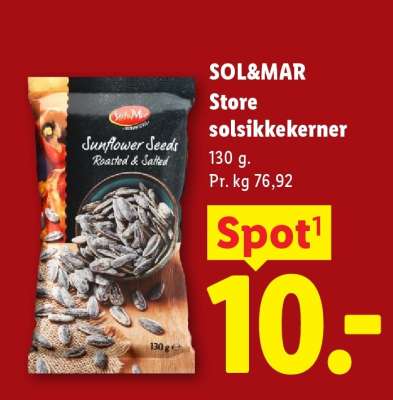 SOL&MAR Store solsikkekerner