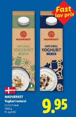 MADVÆRKET Yoghurt naturel