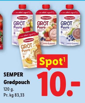 SEMPER Grødpouch