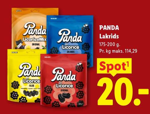 Panda lakrids