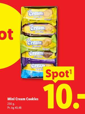 Mini Cream Cookies