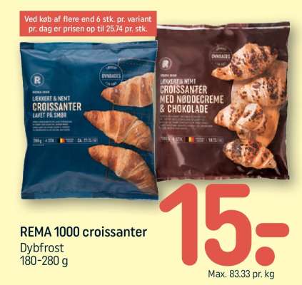 REMA 1000 croissanter