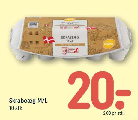 Skrabeæg M/L