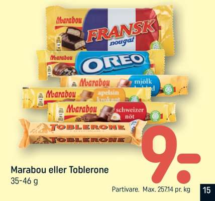 Marabou eller Toblerone