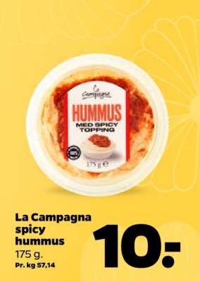 La Campagna spicy hummus