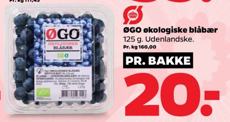 ØGO økologiske blåbær