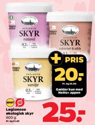 Legismose økologisk skyr