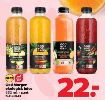 God Morgen økologisk juice