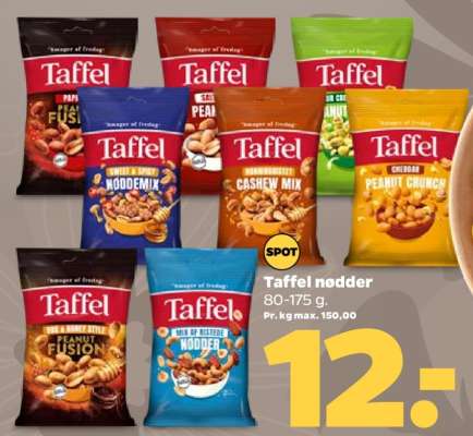 Taffel nødder