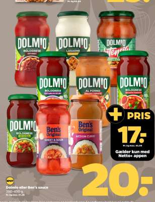 Dolmio eller Ben's sauce