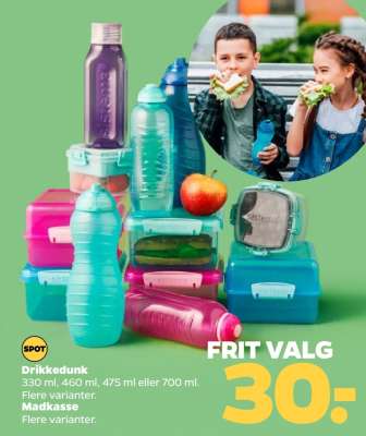 Drikkedunk og Madkasse
