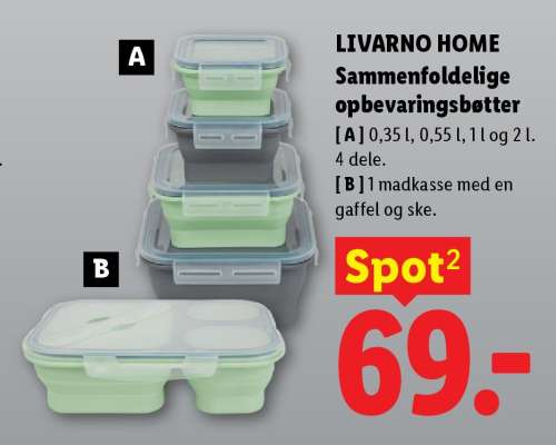 LIVARNO HOME Sammenfoldelige opbevaringsbøtter