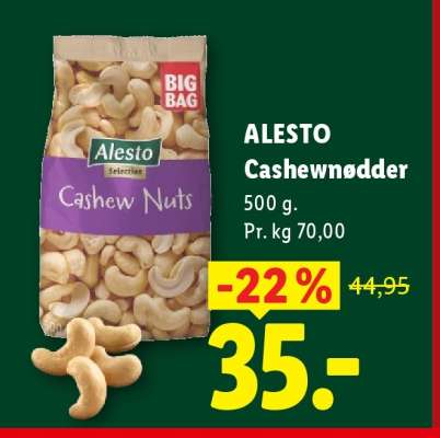 Alesto Cashewnødder