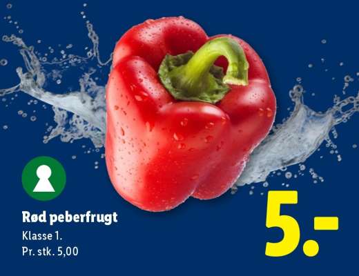 Rød peberfrugt