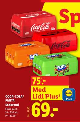 COCA COLA/FANTA Sodavand