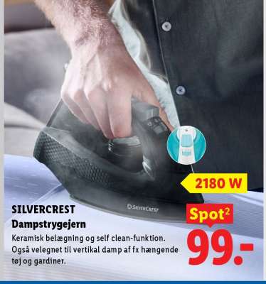 SILVERCREST Dampstrygejern