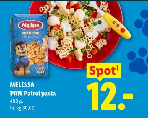 Melissa Paw Patrol pasta