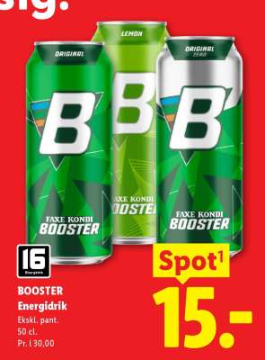 BOOSTER Energidrik