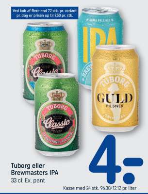 Tuborg eller Brewmasters IPA
