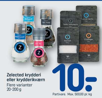 Zelected krydderi eller krydderikværn