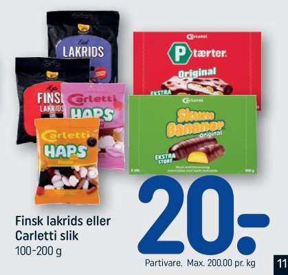 Finsk lakrids eller Carletti slik