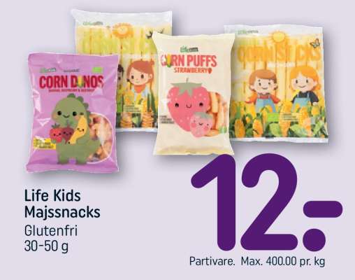 Life Kids Majssnacks