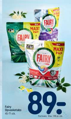 Fairy opvasketabs