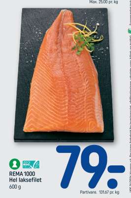 REMA 1000 Hel laksefilet