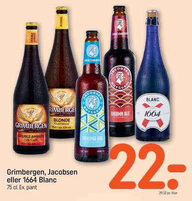 Grimbergen, Jacobsen eller 1664 Blanc