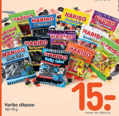 Haribo slikpose