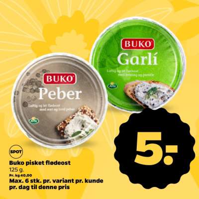 Buko pisket flødeost