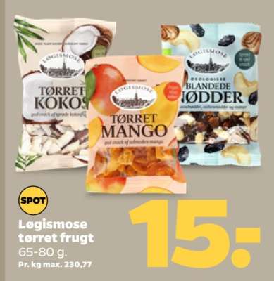 Løgismose tørret frugt
