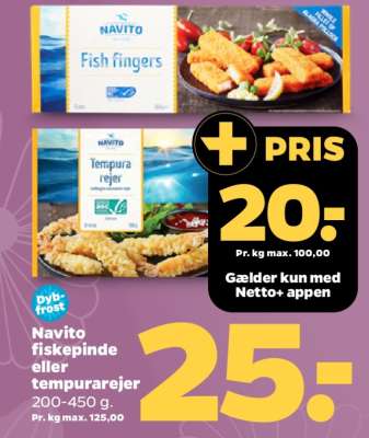 Navito fiskepinde eller tempurarejer