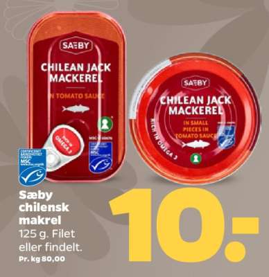 Sæby chilensk makrel