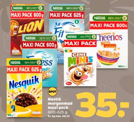 Nestlé morgenmad maxi pack